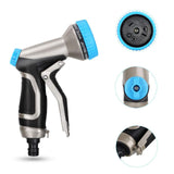Maxbell Front Hose Sprayer Heavy Duty Adjustable for Car Garden Green
