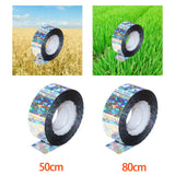 Maxbell Bird Scare Tape Stop Birds from Hitting Windows Reflective for Outdoor 50cm long