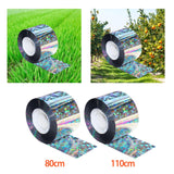 Maxbell Bird Scare Tape Keep Reflective Flashing Double Sided for Garden Outdoor 80cm