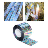 Maxbell Bird Scare Tape Keep Reflective Flashing Double Sided for Garden Outdoor 110cm