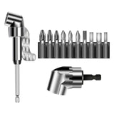 Maxbell Hex handle Screwdriver Angled Bit Holder Adjustable for Buffing Attachments Long and short