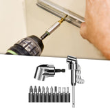 Maxbell Hex handle Screwdriver Angled Bit Holder Adjustable for Buffing Attachments Long and short