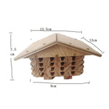 Maxbell Handmade Bee Hotel Bees Habitat Bees Shelter Bees Hut for Balcony Home Yard