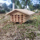 Maxbell Handmade Bee Hotel Bees Habitat Bees Shelter Bees Hut for Balcony Home Yard