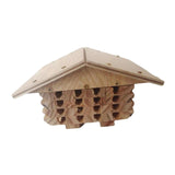 Maxbell Handmade Bee Hotel Bees Habitat Bees Shelter Bees Hut for Balcony Home Yard