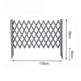 Maxbell Garden Trellis Fence Yard Pet Gates Restaurant Stair Expandable Wooden Fence Length 170cm