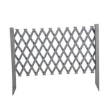 Maxbell Garden Trellis Fence Yard Pet Gates Restaurant Stair Expandable Wooden Fence Length 190cm