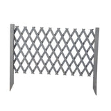 Maxbell Garden Trellis Fence Yard Pet Gates Restaurant Stair Expandable Wooden Fence Length 190cm