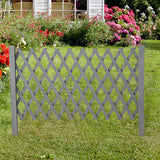 Maxbell Garden Trellis Fence Yard Pet Gates Restaurant Stair Expandable Wooden Fence Length 190cm