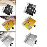 Maxbell Aluminium Table Insert Tool Gauge for Woodworking black