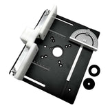 Maxbell Aluminium Table Insert Tool Gauge for Woodworking black