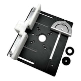 Maxbell Aluminium Table Insert Tool Gauge for Woodworking black