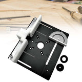Maxbell Aluminium Table Insert Tool Gauge for Woodworking black