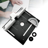 Maxbell Aluminium Table Insert Tool Gauge for Woodworking black