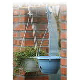 Maxbell Hanging Planters Flower Basket with Detachable Hanger for Indoor Outdoor White Large