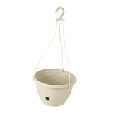 Maxbell Hanging Planters Flower Basket with Detachable Hanger for Indoor Outdoor White Large