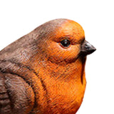 Maxbell Bird Figurine Arts Decoration Resin for Tabletop Outdoor and Indoor Outdoor Orange