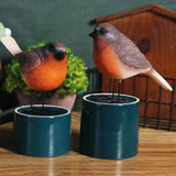 Maxbell Bird Figurine Arts Decoration Resin for Tabletop Outdoor and Indoor Outdoor Orange