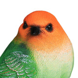 Maxbell Bird Figurine Arts Decoration Resin for Tabletop Outdoor and Indoor Outdoor Green