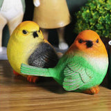 Maxbell Bird Figurine Arts Decoration Resin for Tabletop Outdoor and Indoor Outdoor Green