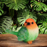 Maxbell Bird Figurine Arts Decoration Resin for Tabletop Outdoor and Indoor Outdoor Green