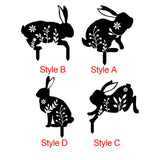 Maxbell Garden Stakes Rabbit acrylic Garden Statues Decorative for Outdoor Style A
