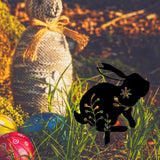 Maxbell Garden Stakes Rabbit acrylic Garden Statues Decorative for Outdoor Style A