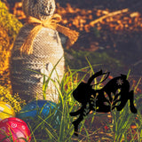 Maxbell Garden Stakes Rabbit acrylic Garden Statues Decorative for Outdoor Style C