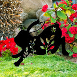 Maxbell Garden Stakes Rabbit acrylic Garden Statues Decorative for Outdoor Style C