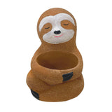 Maxbell Lovely Garden Flower pots Sloth for Garden Desktop Housewarming Gift