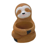 Maxbell Lovely Garden Flower pots Sloth for Garden Desktop Housewarming Gift