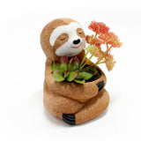 Maxbell Lovely Garden Flower pots Sloth for Garden Desktop Housewarming Gift