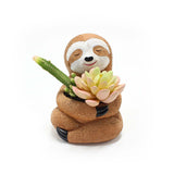 Maxbell Lovely Garden Flower pots Sloth for Garden Desktop Housewarming Gift