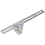 Maxbell Multifunctional Woodworking Leveler Triangle Ruler Sliding Bevel Angle Ruler