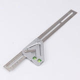 Maxbell Multifunctional Woodworking Leveler Triangle Ruler Sliding Bevel Angle Ruler