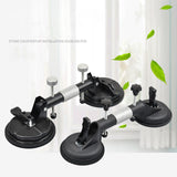 Maxbell Vacuum Suction Cup Glass Lifter Adjustable Heavy Duty Durable for Window Aluminum Alloy