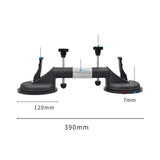 Maxbell Vacuum Suction Cup Glass Lifter Adjustable Heavy Duty Durable for Window Aluminum Alloy