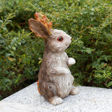 Maxbell bunny Figurine Animal Statues Art Waterproof for Indoor Patio Yard