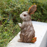 Maxbell bunny Figurine Animal Statues Art Waterproof for Indoor Patio Yard