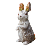 Maxbell bunny Figurine Animal Statues Art Waterproof for Indoor Patio Yard
