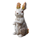 Maxbell bunny Figurine Animal Statues Art Waterproof for Indoor Patio Yard