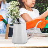 Maxbell Watering Can 1 L Multipurpose with Long Spout Decorative for Garden Indoor White