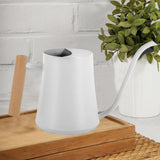 Maxbell Watering Can 1 L Multipurpose with Long Spout Decorative for Garden Indoor White