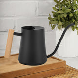 Maxbell Watering Can 1 L Multipurpose with Long Spout Decorative for Garden Indoor Black