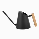 Maxbell Stainless Steel Watering Pot with Long Mouth 900ml for Home Garden Bonsai Black