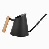 Maxbell Stainless Steel Watering Pot with Long Mouth 900ml for Home Garden Bonsai Black