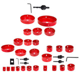 Maxbell HSS Centring Drill Metal Cutting Tools Kit for Thin Metal Pipe Drywall 13Pcs