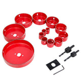Maxbell HSS Centring Drill Metal Cutting Tools Kit for Thin Metal Pipe Drywall 13Pcs