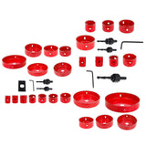 Maxbell HSS Centring Drill Metal Cutting Tools Kit for Thin Metal Pipe Drywall 13Pcs