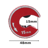 Maxbell Round Pipe Cutter Water Pipe Cutter Tool Professional for Plumbing Pipes 15mm